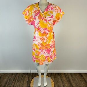 ❤️ Joe Fresh Vibrant Floral Mini Dress XL